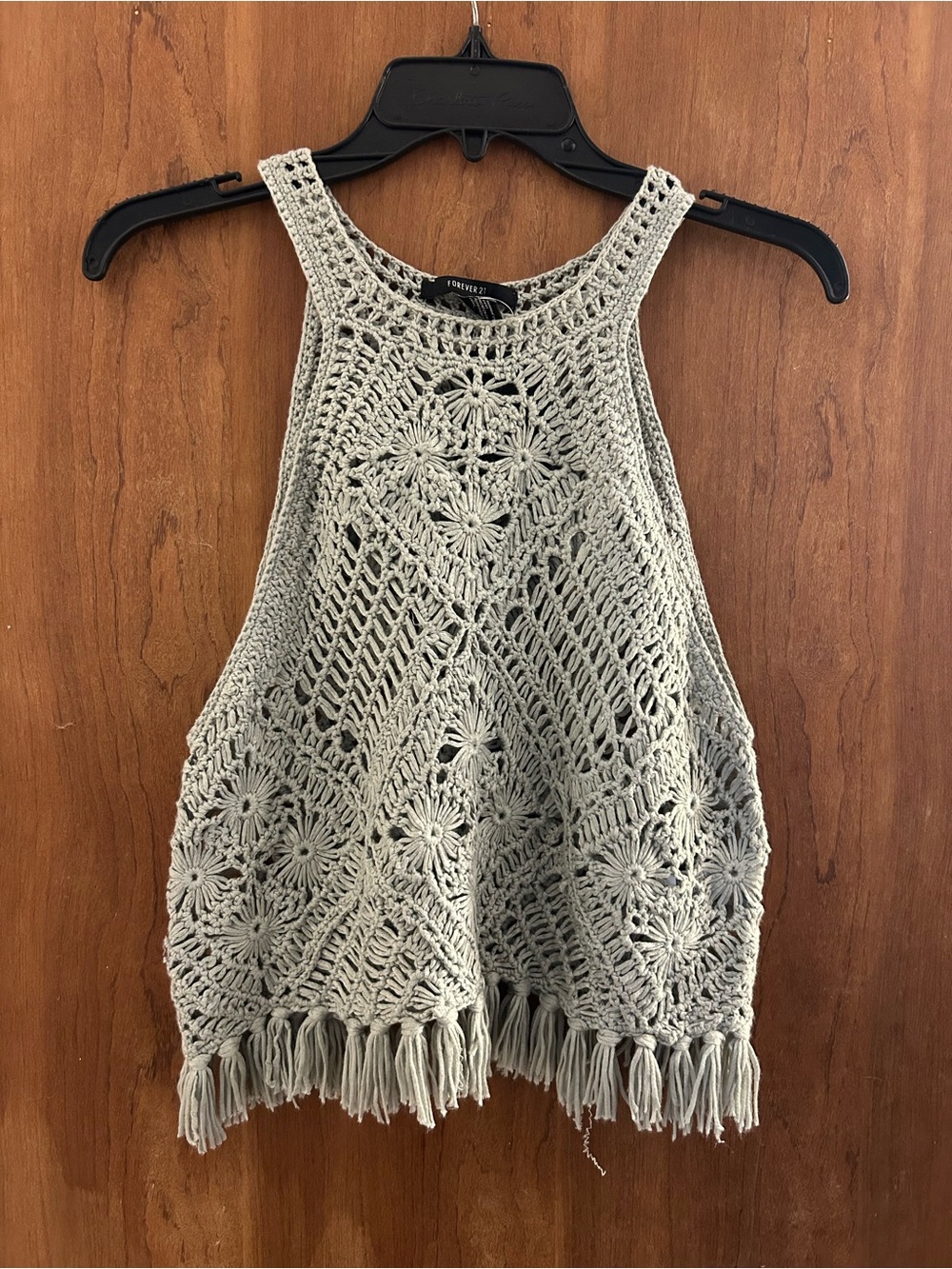 Crochet Fringe Top - L